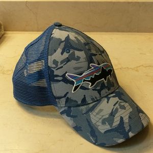 Patagonia Lopro blue Camouflage fish hat